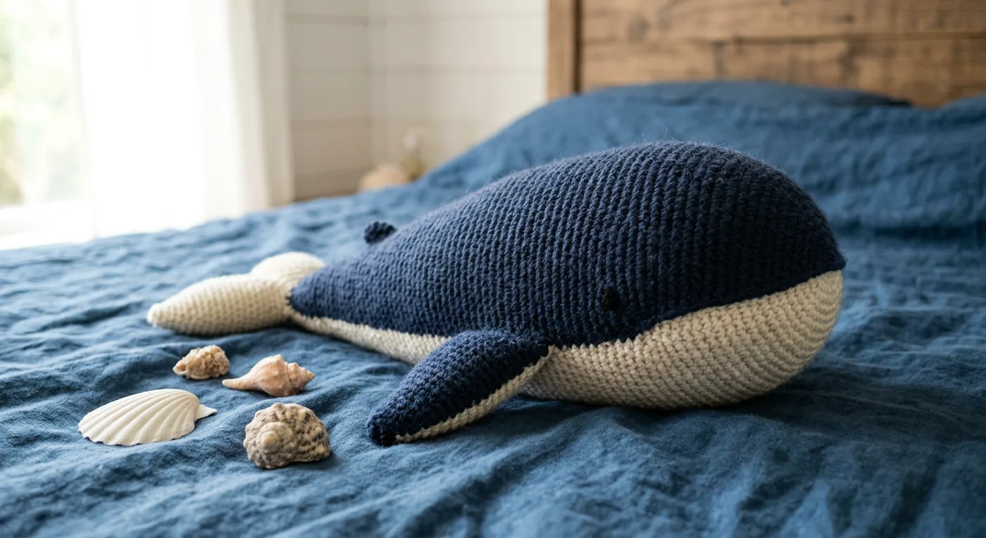 Wilbur the Whale — handmade animals