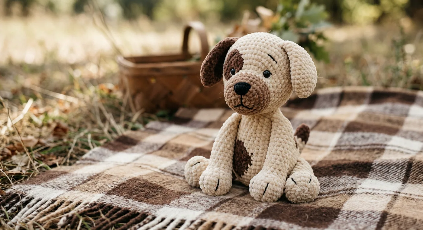 Barkley the Dog — handmade animals