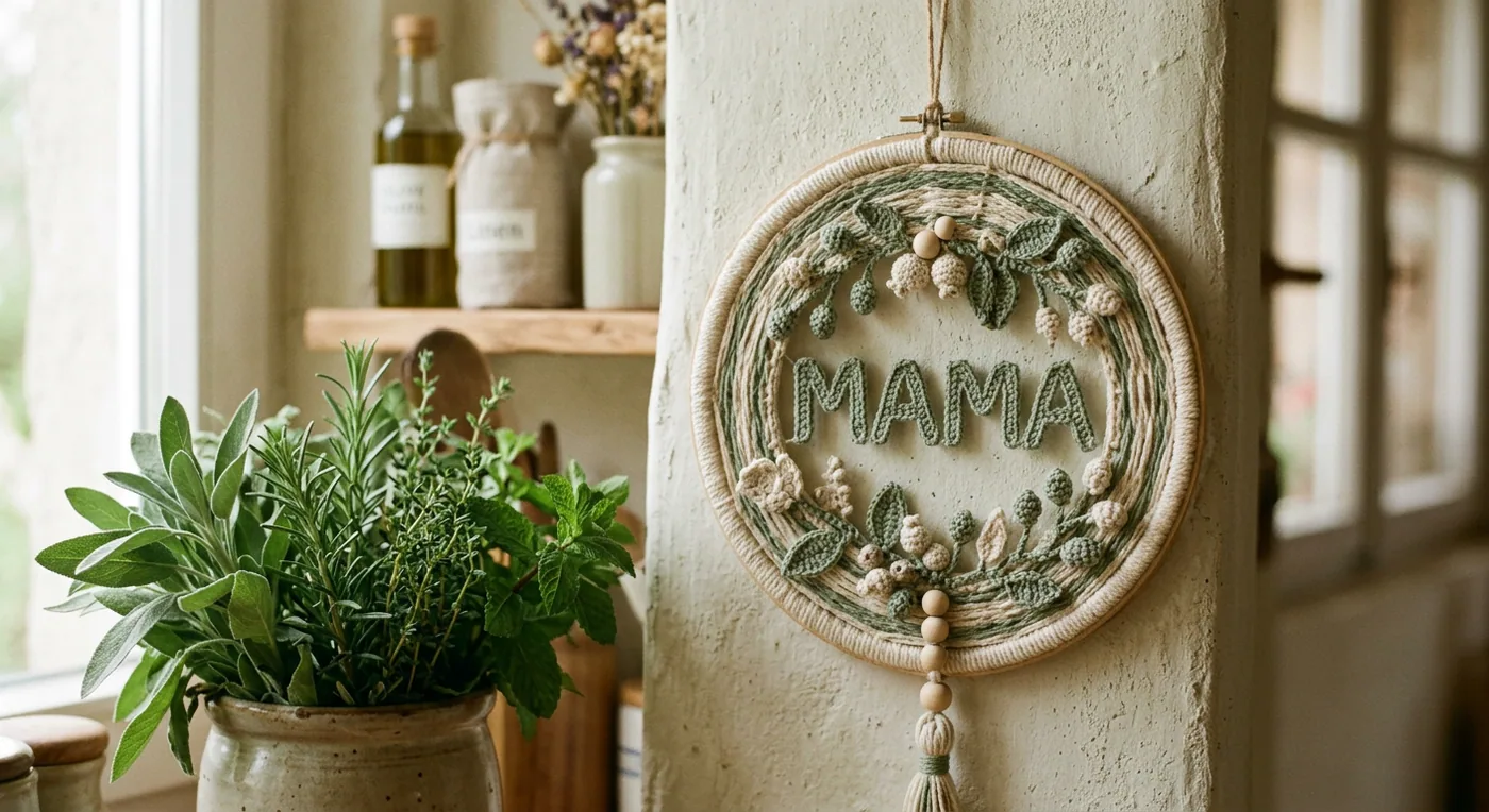 Mama Keepsake Hoop — handmade mother's day collection