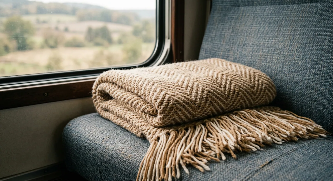 Wool Travel Wrap — handmade shawls