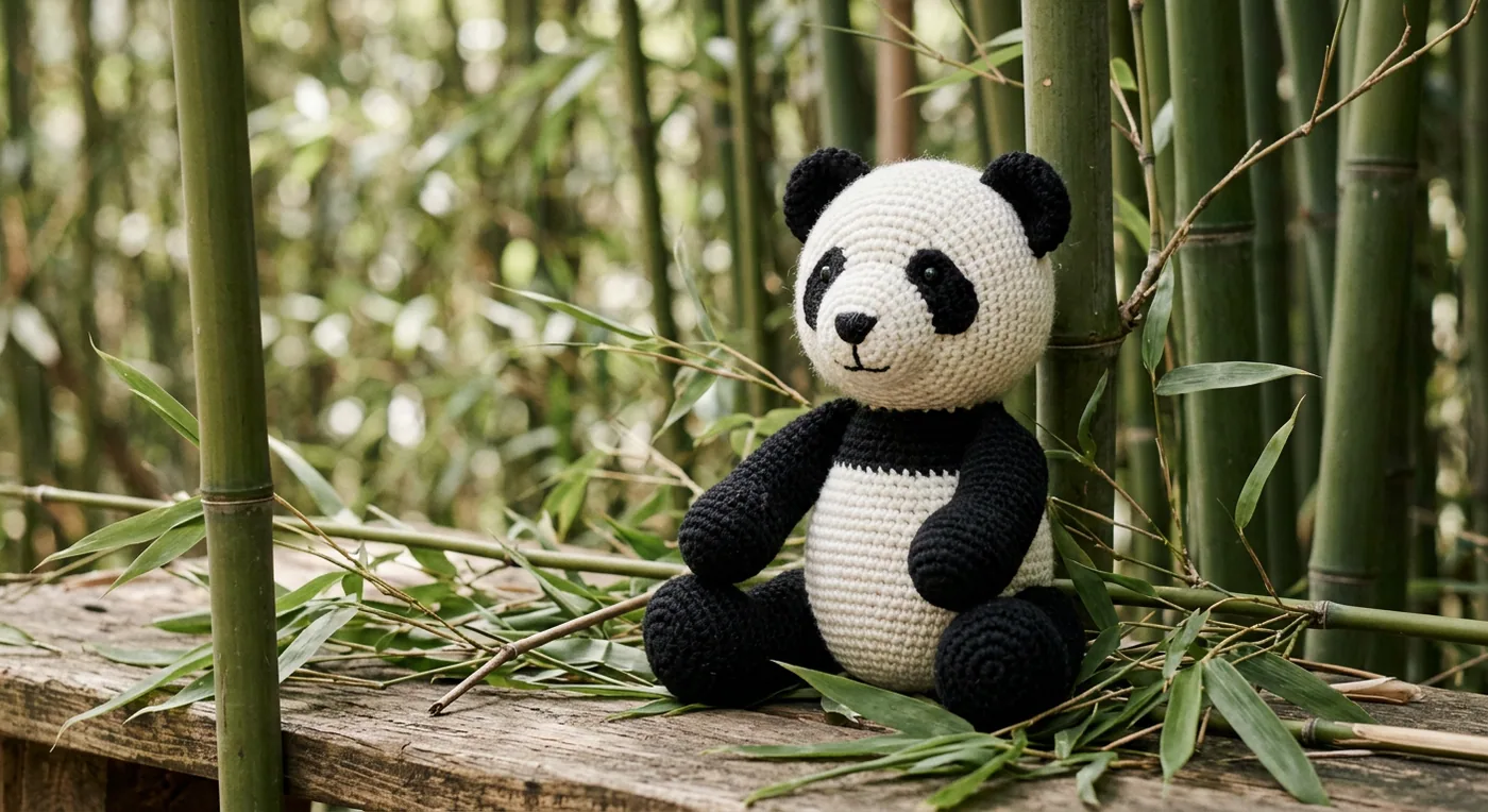 Pip the Panda — handmade animals