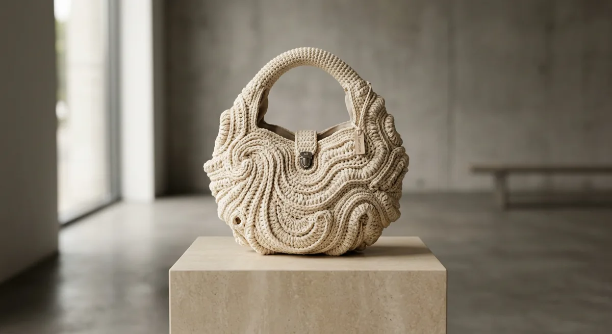 Coquillage Sculptural Bag — handmade statement bags