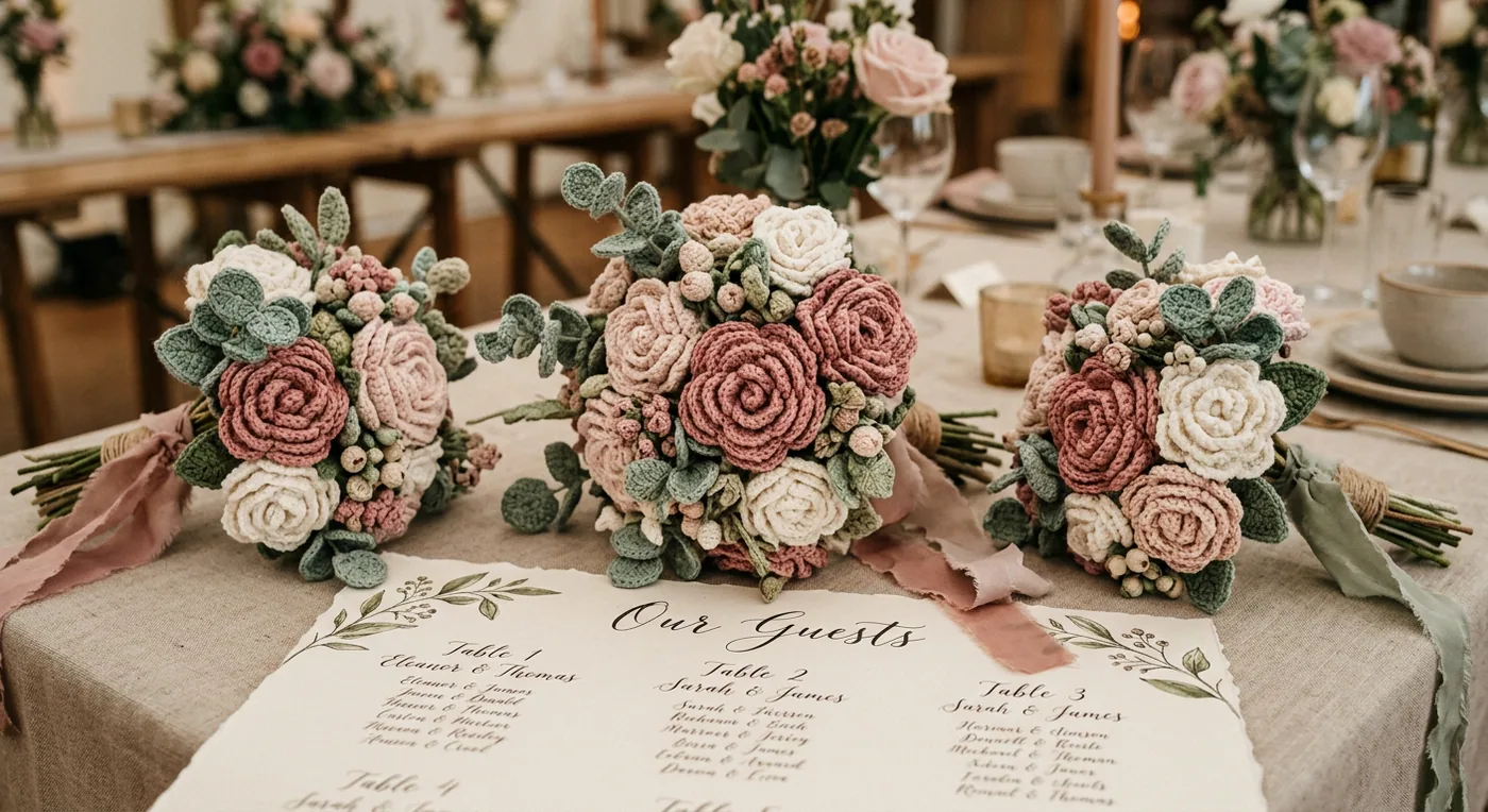 Bridesmaid Posy Set — handmade bridal bouquets