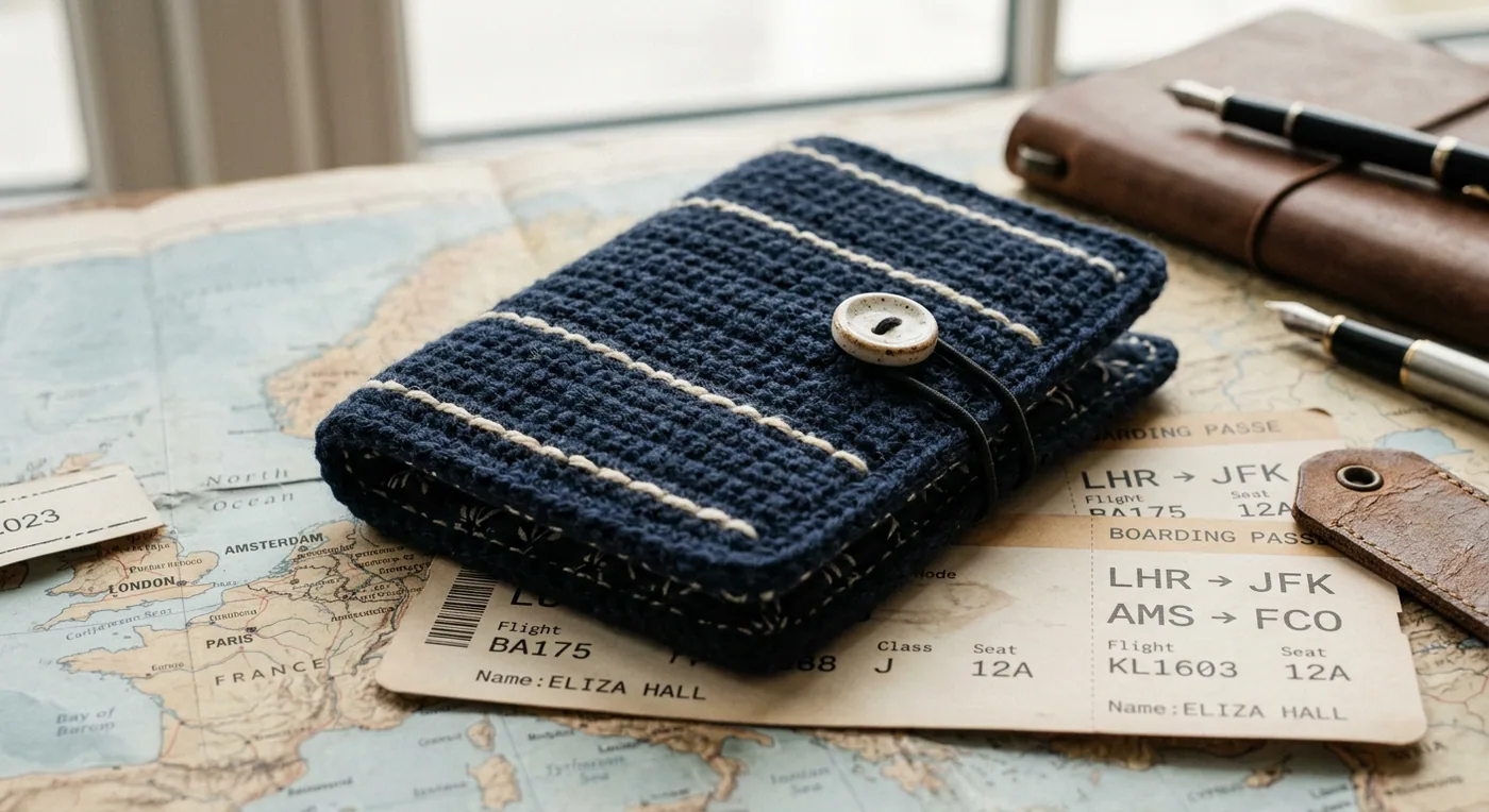 Travel Passport Wallet — handmade wallets