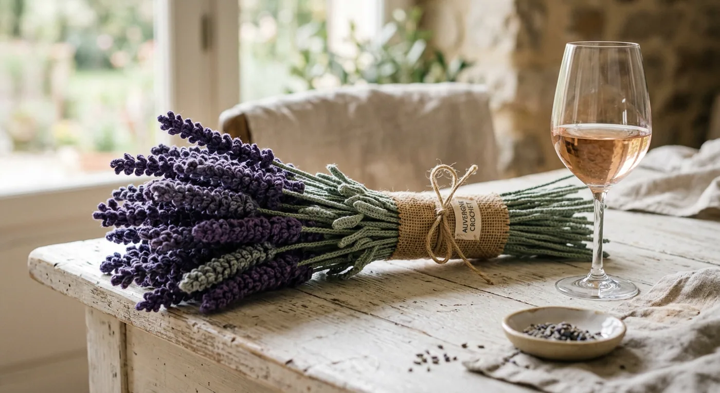 Lavender handmade crochet