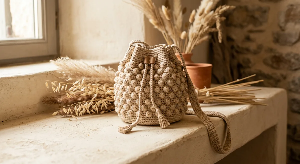 Petra Mini Bucket Bag — handmade bucket bags