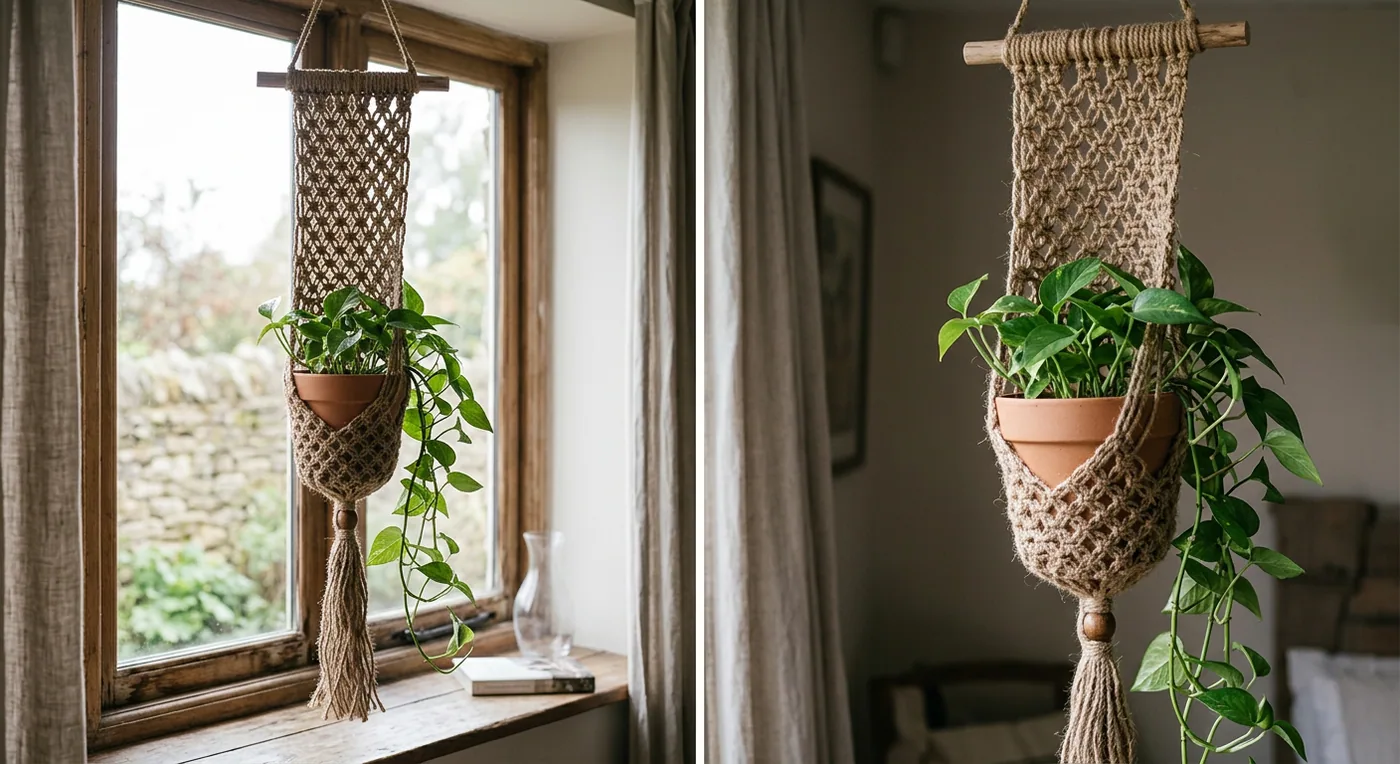 Plant Hangers handmade crochet