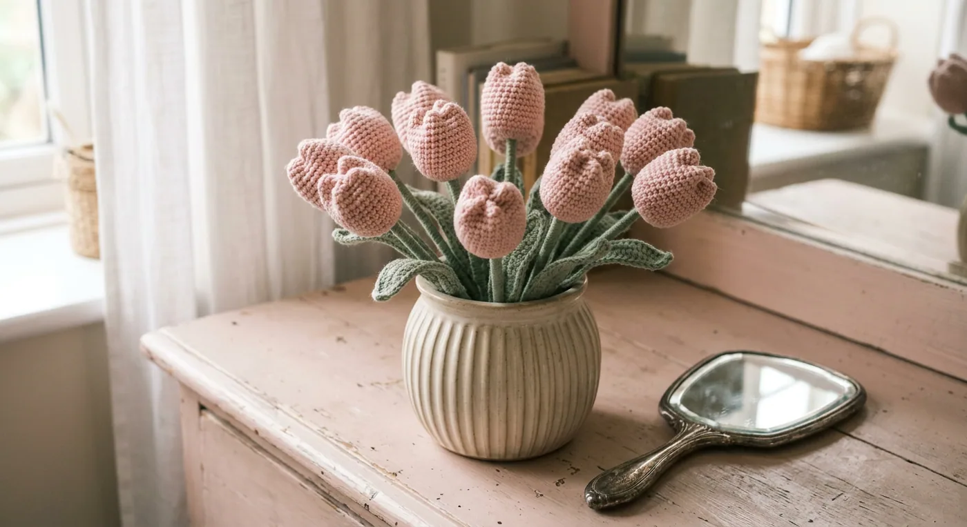 Everlasting tulip arrangement