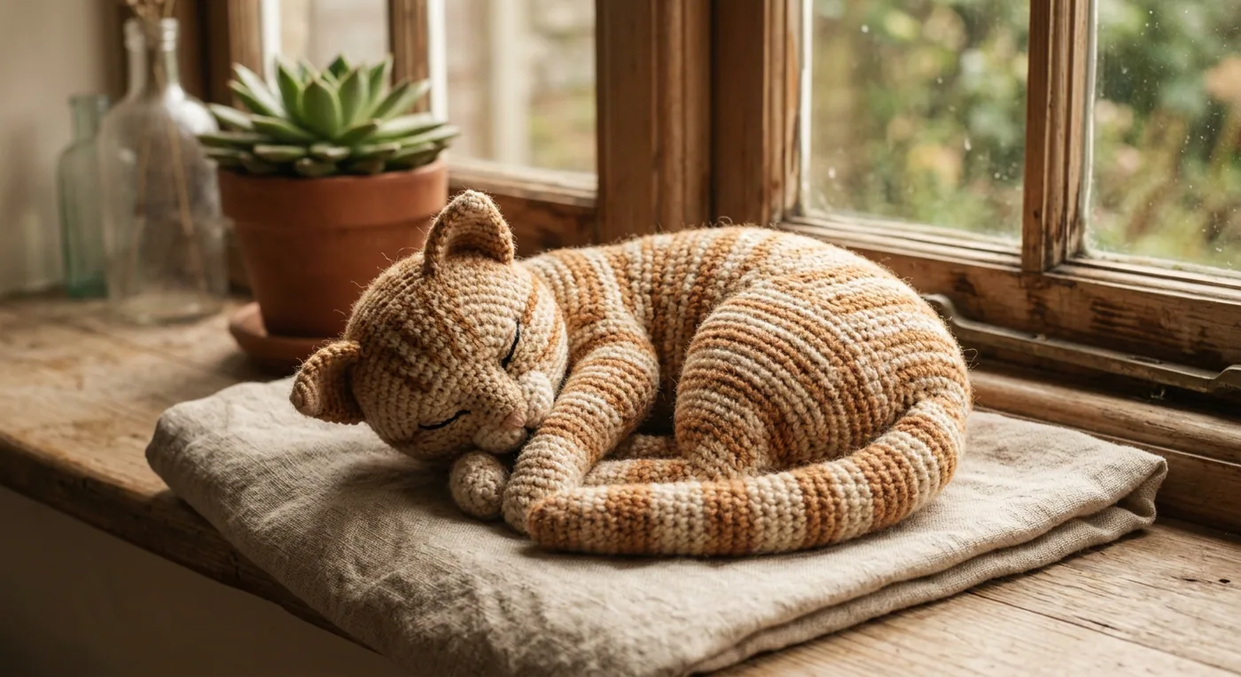 Clementine the Cat — handmade animals