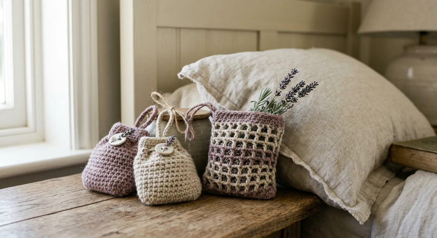 Lavender Sleep Sachet Trio — handmade lavender