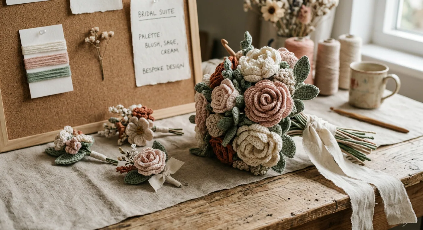 Custom Wedding Commission — handmade custom crochet designs