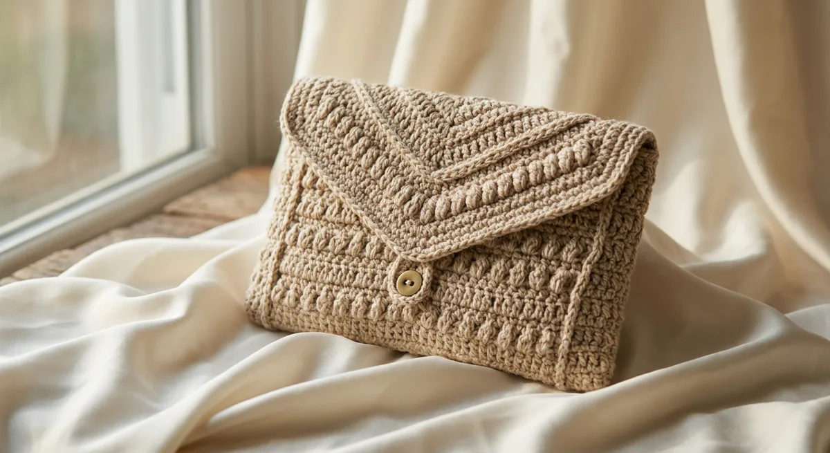 Feuille Foldover Clutch — handmade clutches