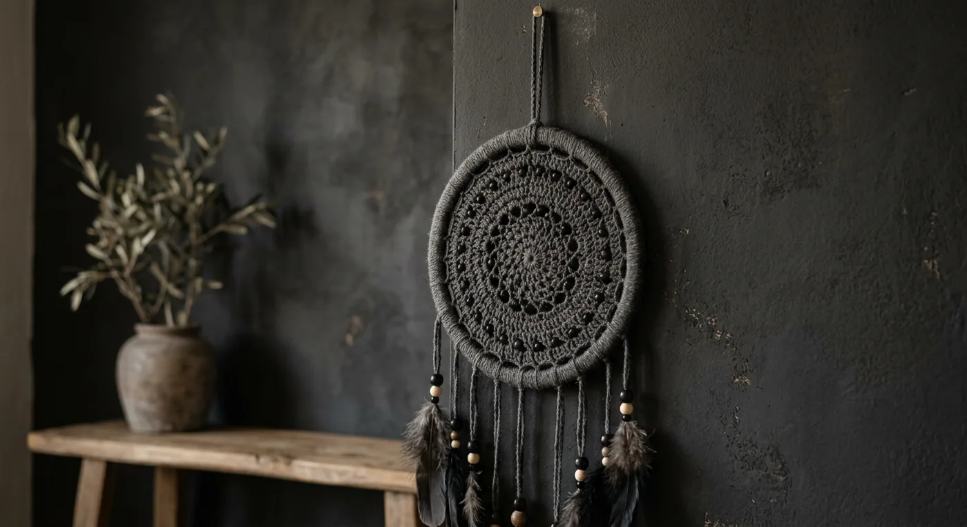 Midnight Dream Catcher — handmade dream catchers