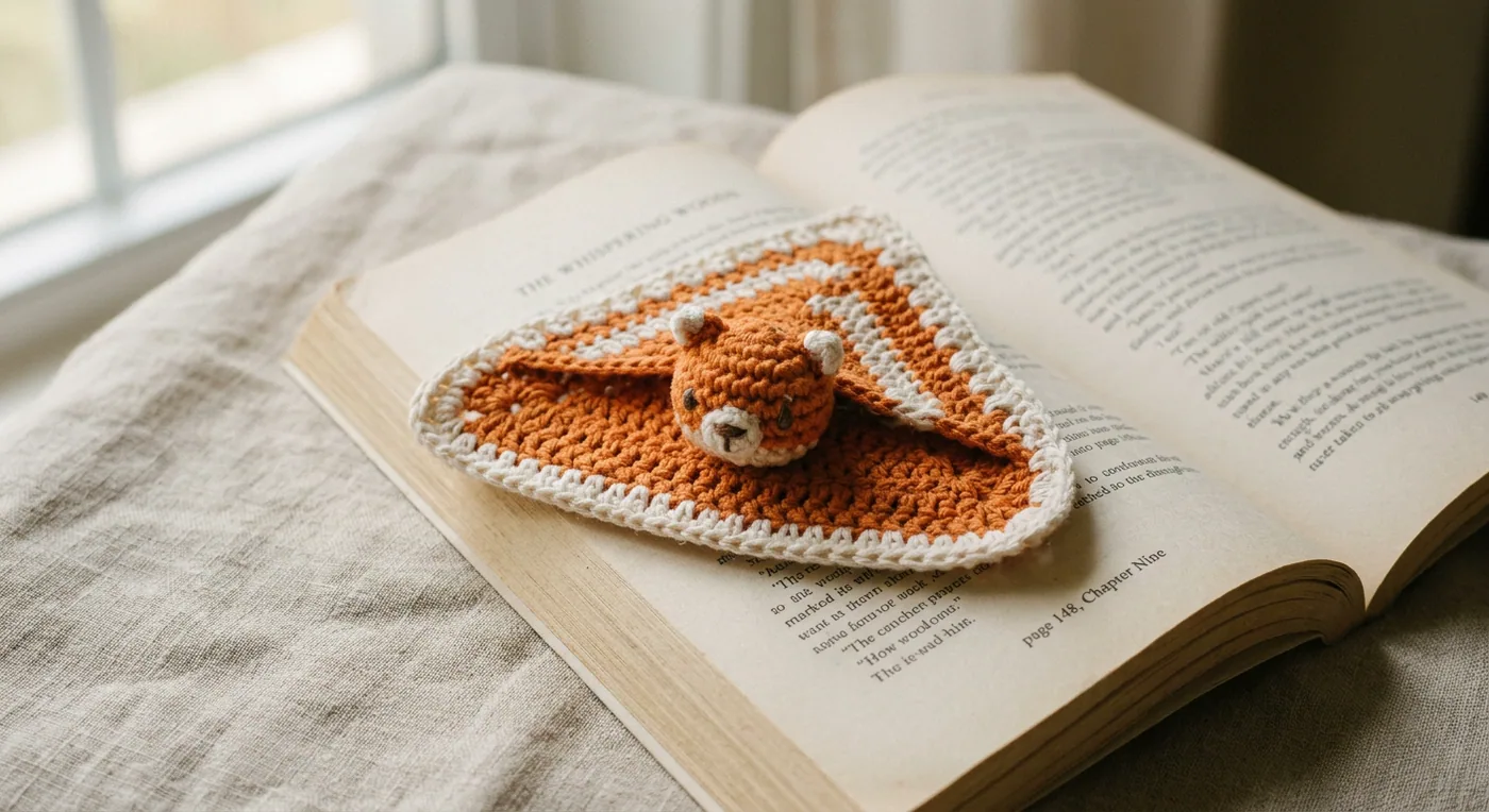 Corner Fox Bookmark — handmade bookmarks