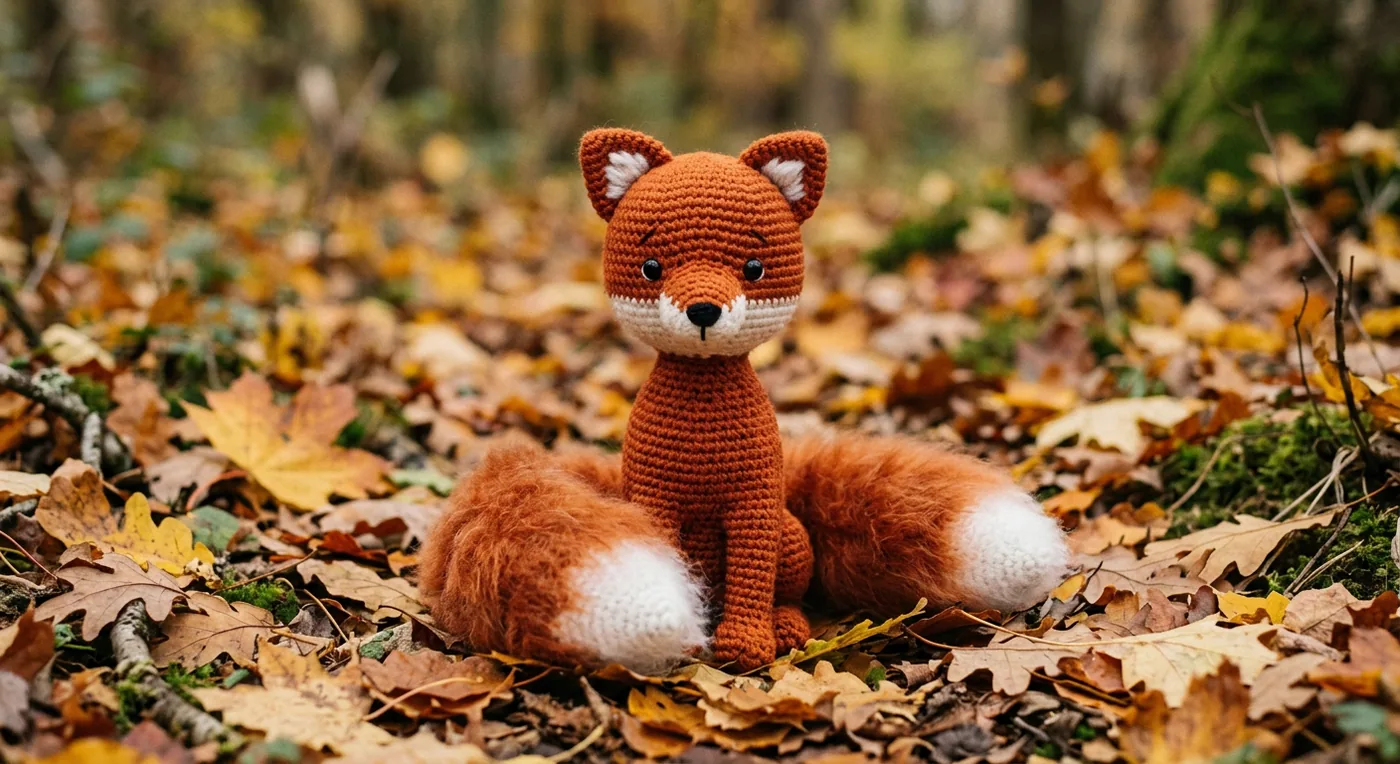 Fenwick the Fox — handmade animals