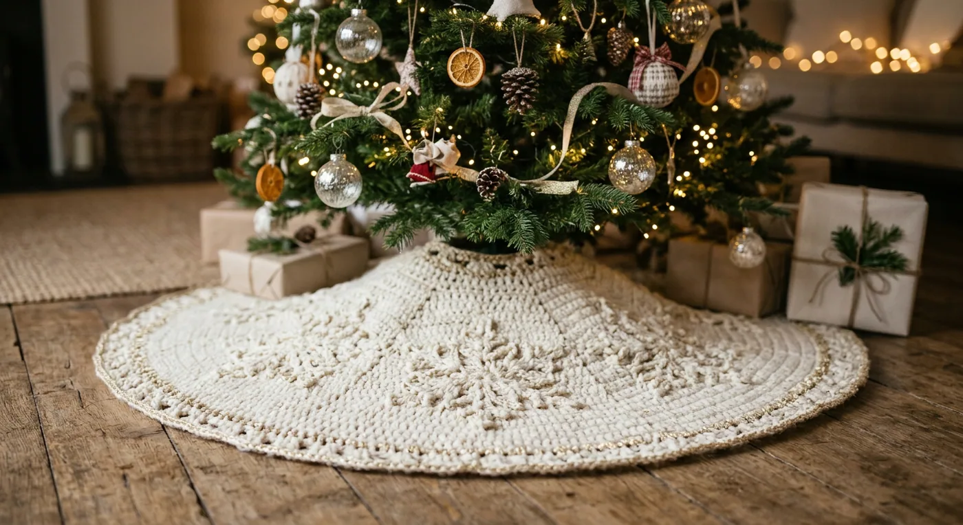 Christmas Tree Skirt — handmade christmas collection