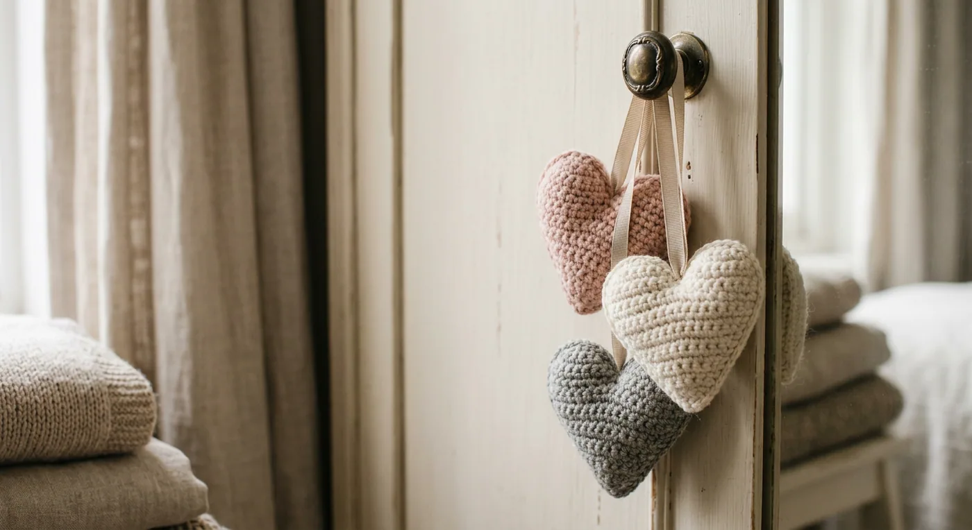 Hanging Heart Ornaments — handmade ornaments