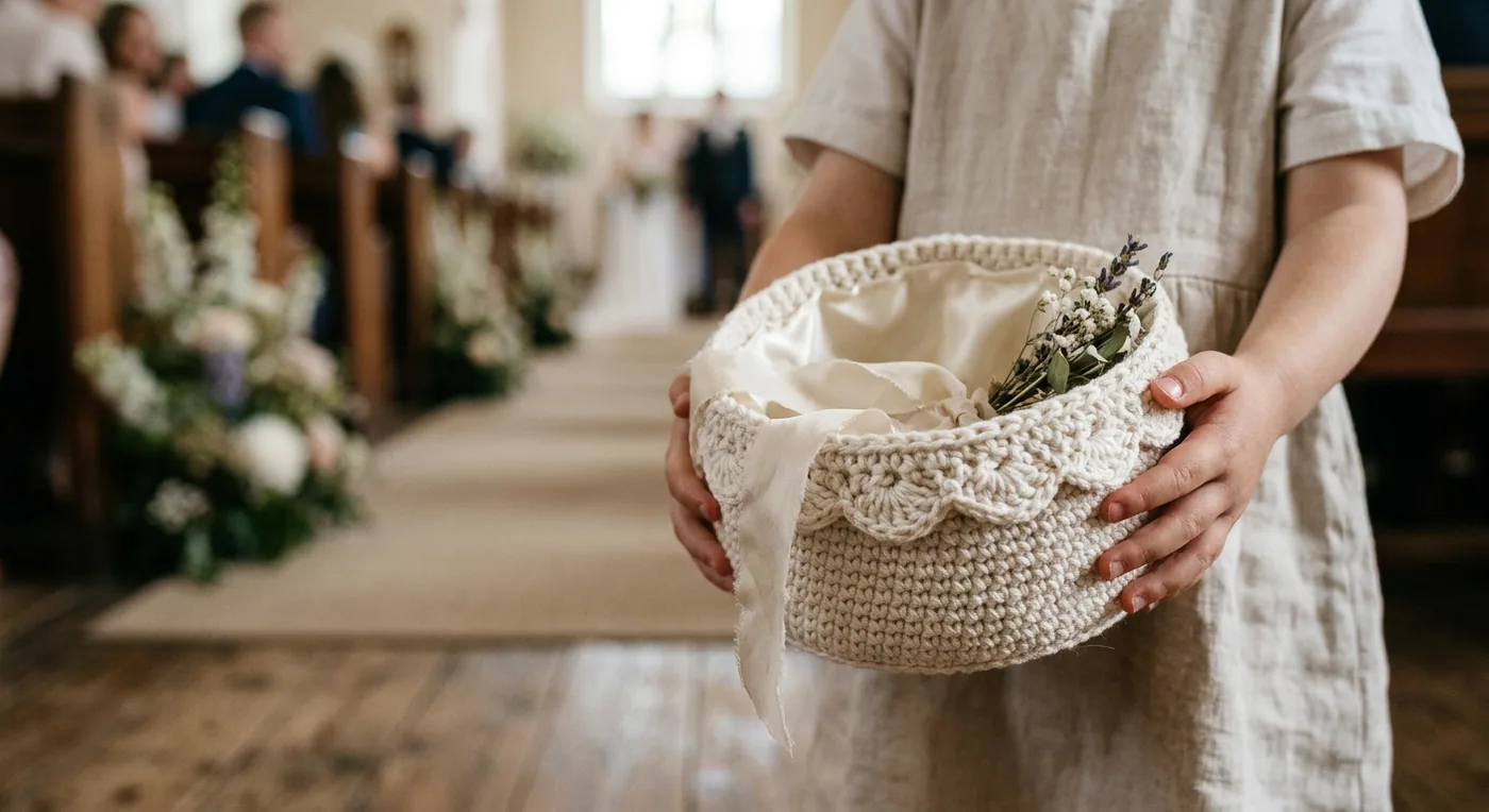 Wedding Ring Bearer Basket — handmade wedding gifts