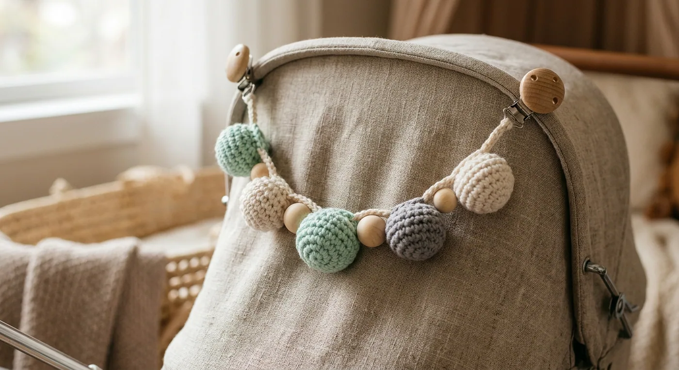 Pram Garland — handmade baby toys