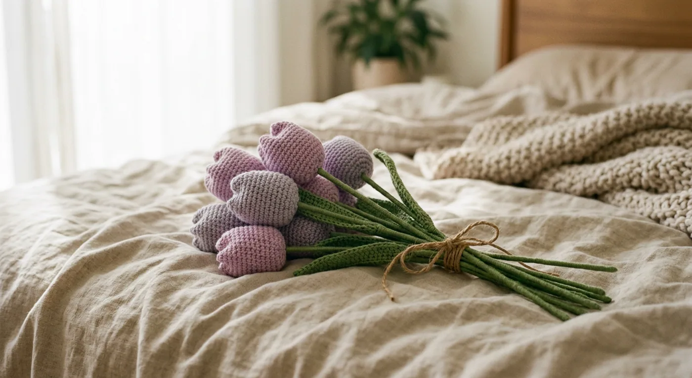 Lilac Dream Tulip Bundle — handmade tulips