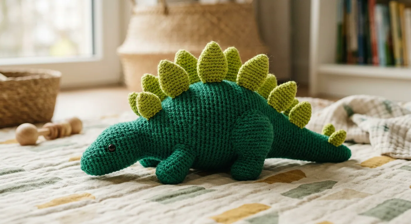 Dexter the Dinosaur — handmade animals