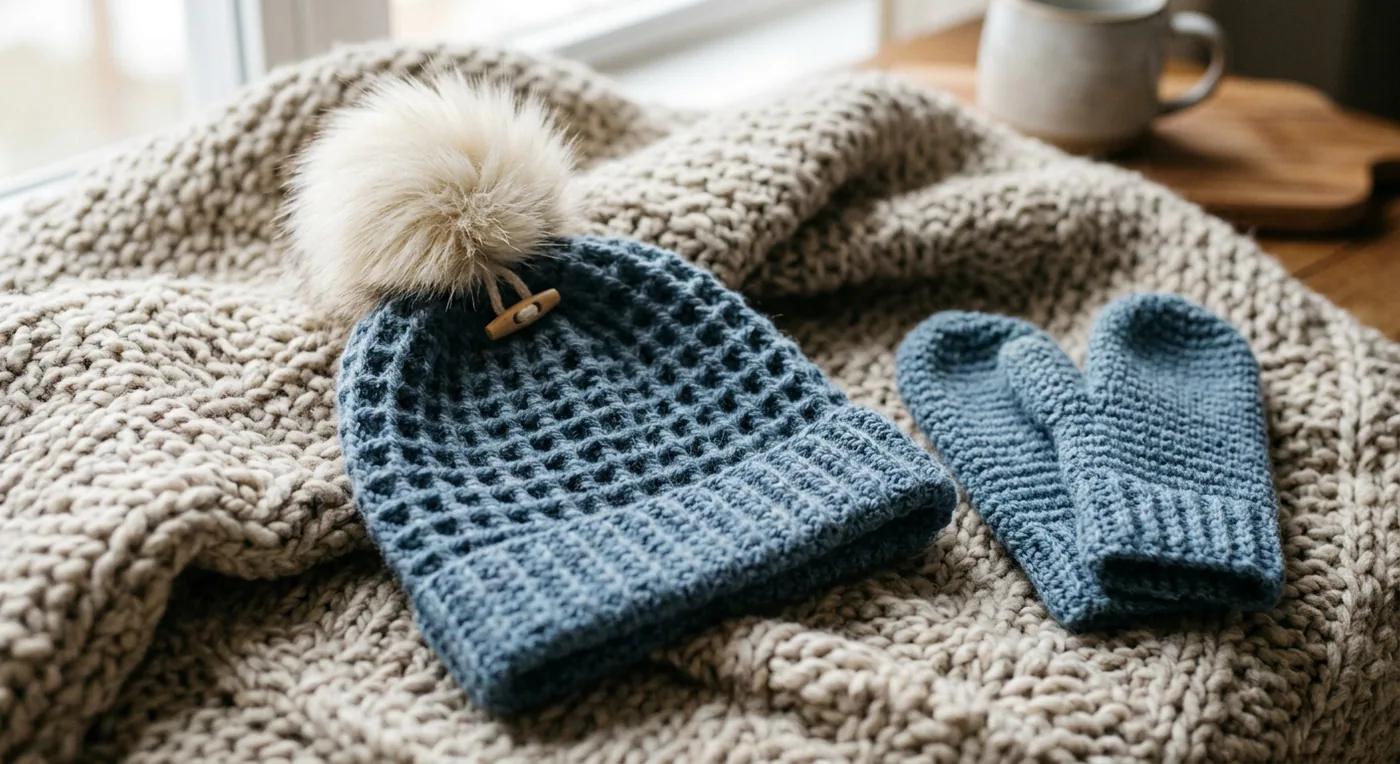 Pom Pom Winter Beanie — handmade beanies