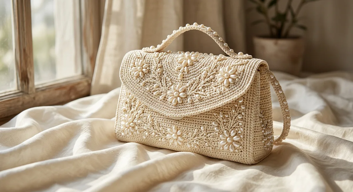 Nacre Pearl Clutch — handmade clutches