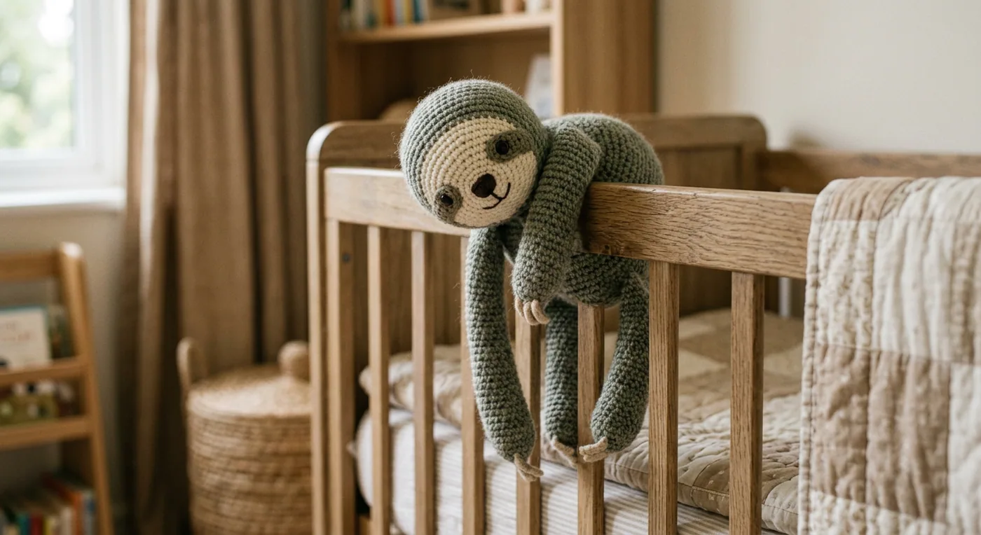 Sleepy Sloth Cuddler — handmade plush toys