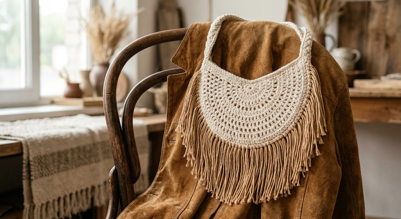 Boho Fringe Bag — handmade bags