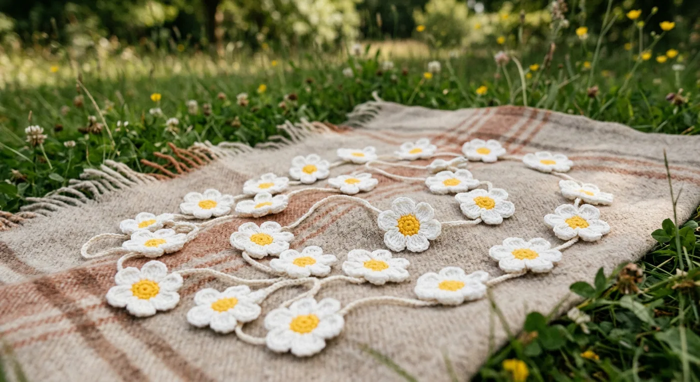 Daisy Chain Collection — handmade crochet flowers