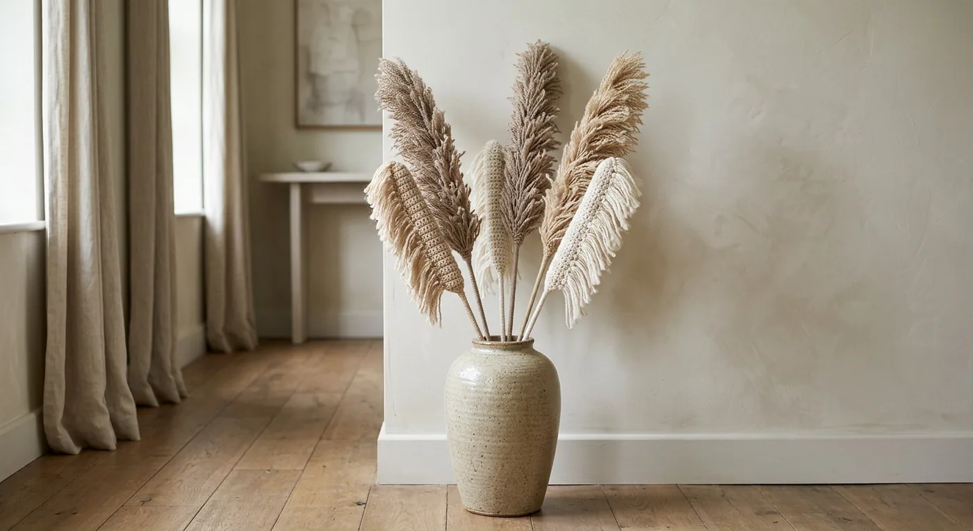 Dried-Look Pampas Bouquet — handmade flower bouquets